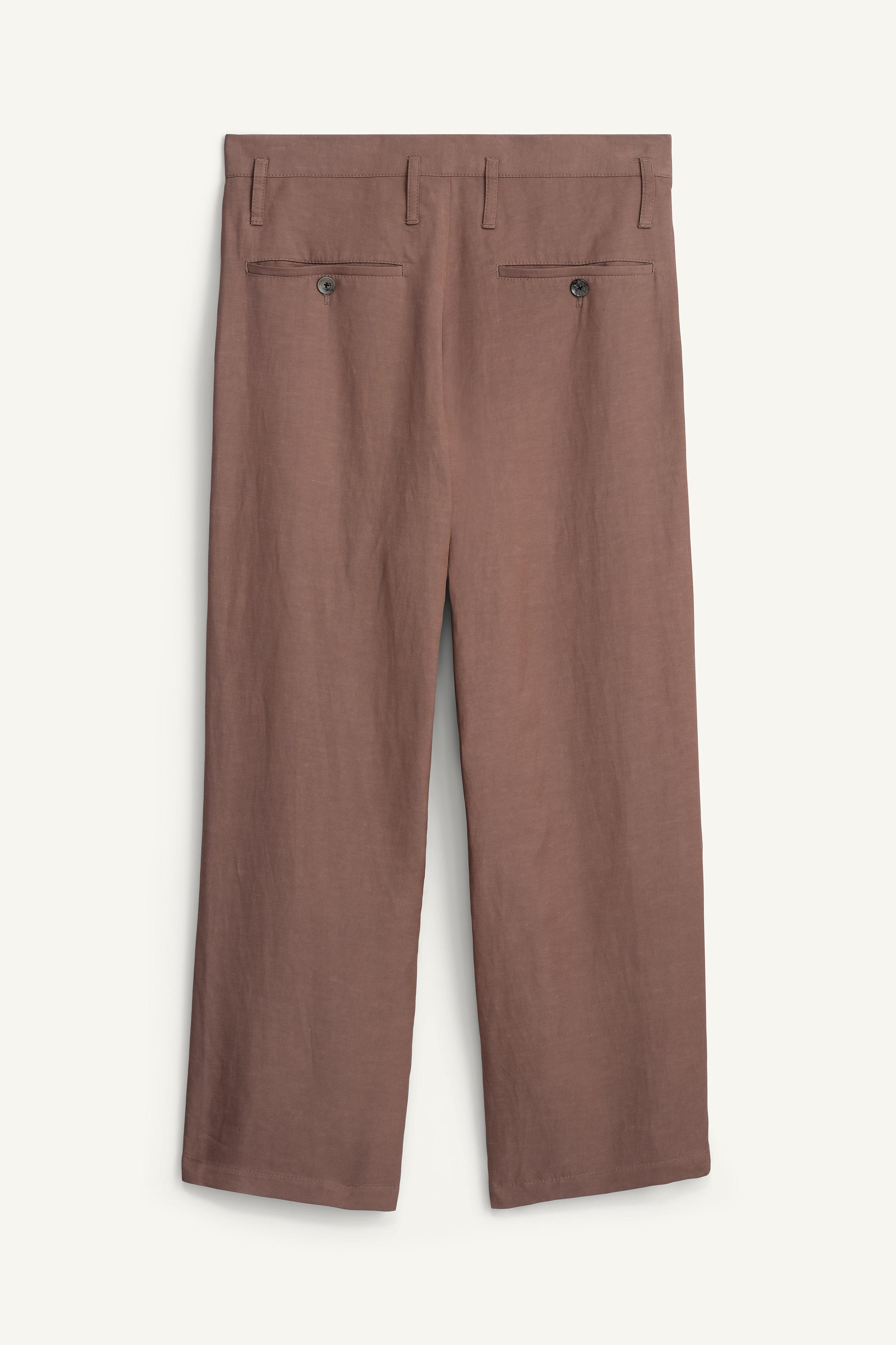 PANTALON CROISÉ COUPE DÉCONTRACTÉE